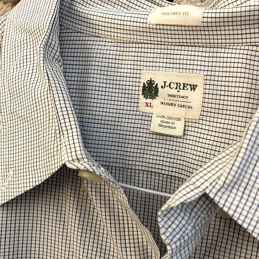 J. Crew, Tailored Fit “washed casual” Dress shirt